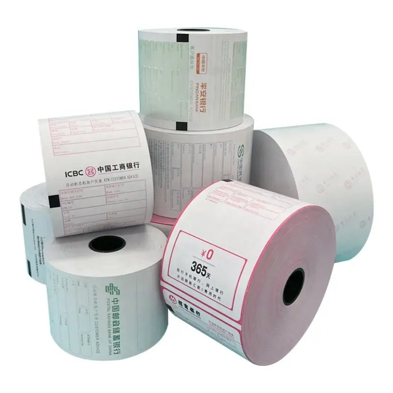 Free Sample 80mm 57mm Paper Roll Manufacturer Thermal Receipt Paper for Atm