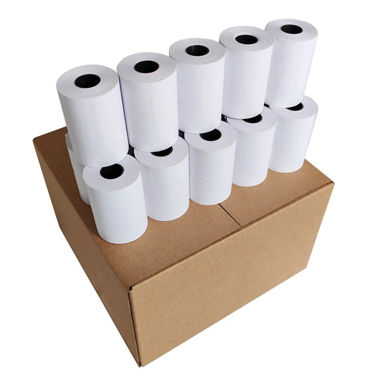 50 Rolls Per Carton 80 mm 80 X 80 Thermal Paper Rolls POS ATM Receipt Cash Register Paper