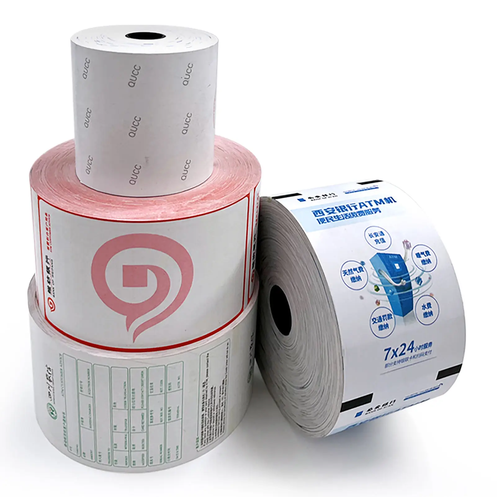 Custom Receipt Paper Thermal Paper Roll for Pos Atm