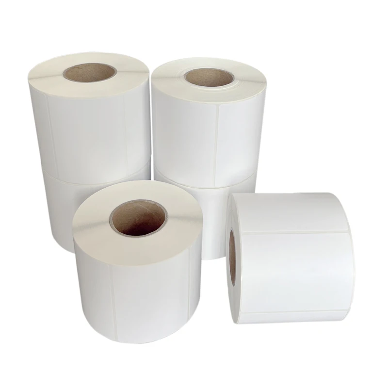 High Quality Self Adhesive Label Sticker Direct Custom Thermal Paper Shipping Label 55mm 40mm
