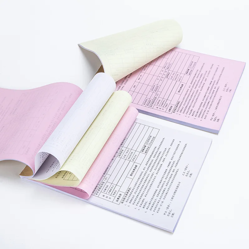 Self Copy Cb White A4 Size Sheet 50gsm 60gsm 70 Gsm 2 3 Ply Continuous Ncr Carbonless Paper for Invoice Printing