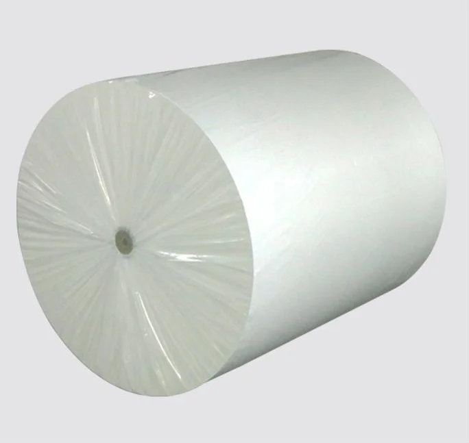 Manufacturer 48g 55g 60g 70g 75g 80g Raw Materials Self Adhesive Direct Thermal Paper Jambo Roll