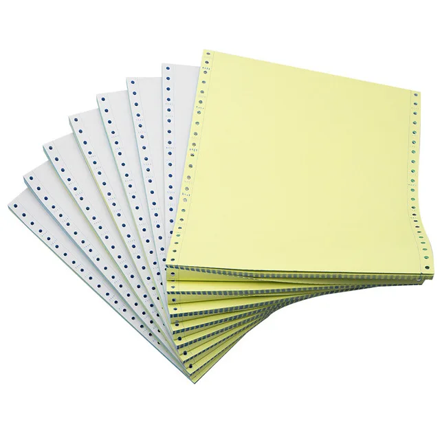 Wholesale 1 2 3 4 5 6 Ply 9.5x11 Inch Sales Order Book Receipt Invoice Computer Continuous Ncr 2-Ply Carbonless Paper