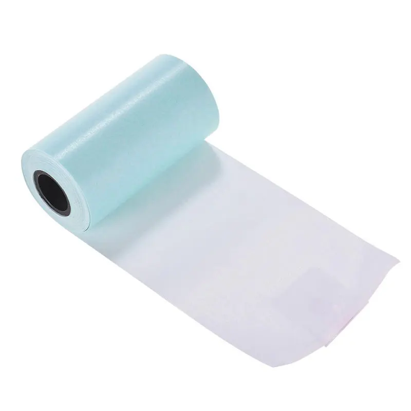 Mini Printer Sticker Paper Liner Free Blue Self Adhesive Thermal Label Sticker 57*30 mm