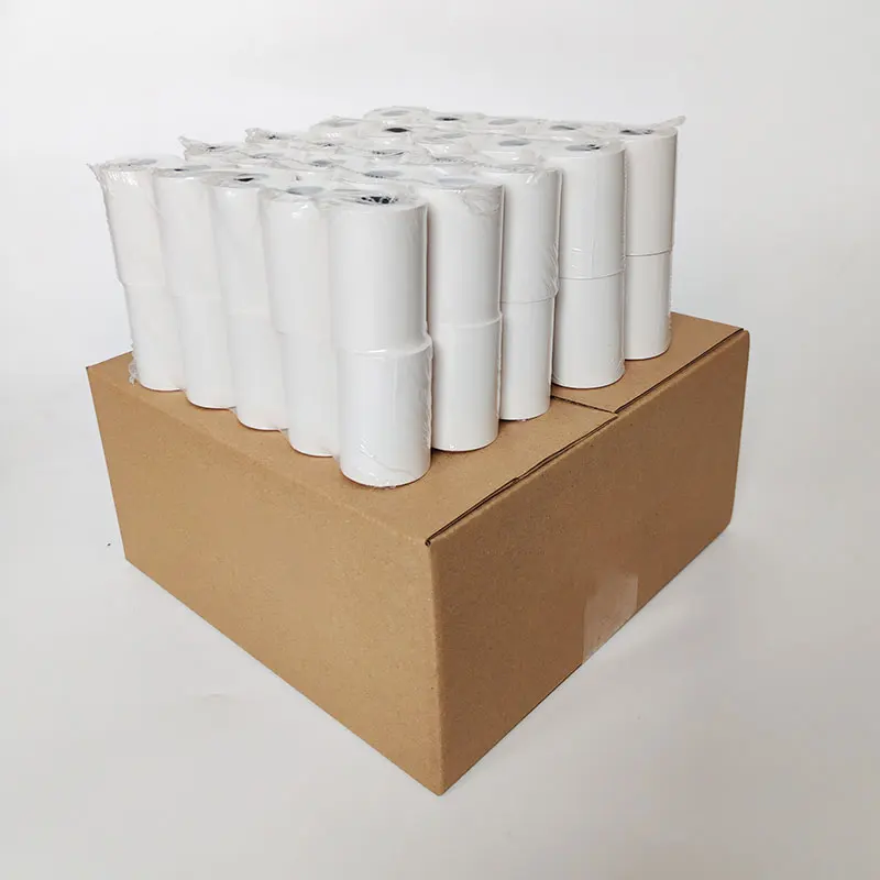 White BPA Free 48g 50g 55g 60g 65g 70g 2.25 X50' 2 1/4x50 57mm Thermal Paper 57mm X 50mm Blue Image