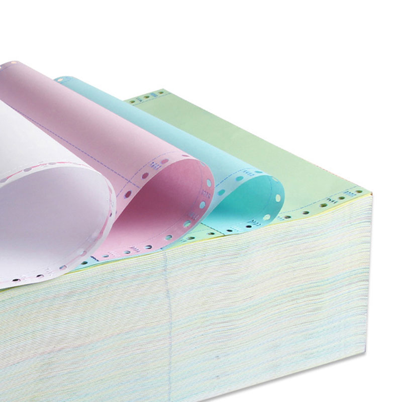 Colored Continuous Form Paper Rolls
