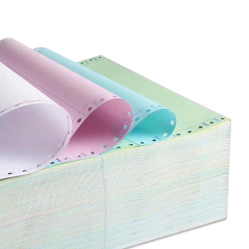 Colorful Punched Notebook Paper Stack 5