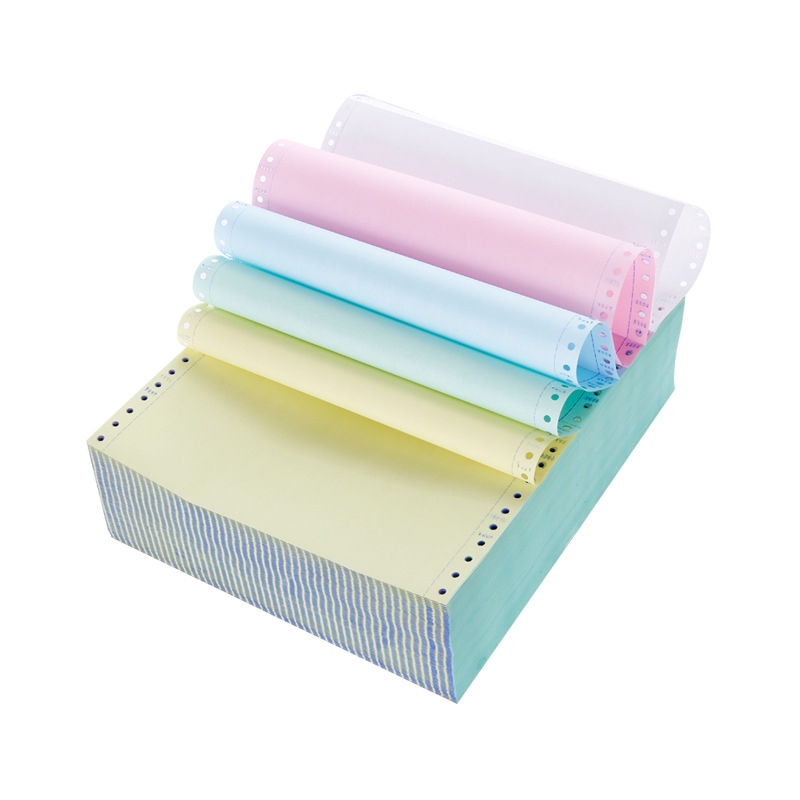 Colorful Punched Notebook Paper Stacks 2