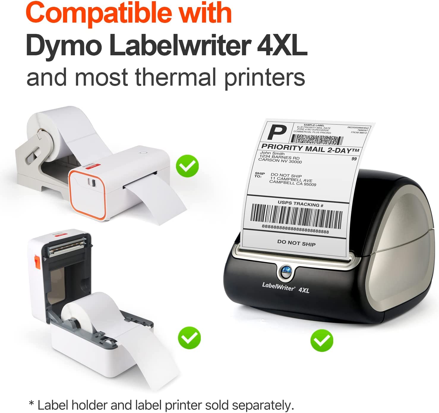 Free 4X6 Thermal Labels