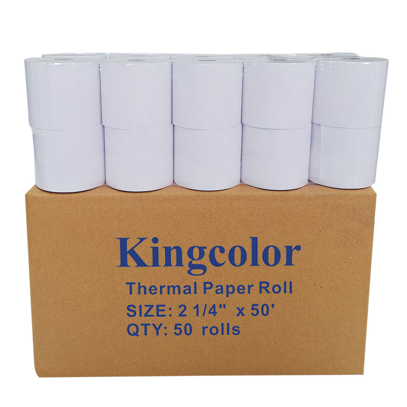 Kingcolor Thermal Paper Rolls 50 Count