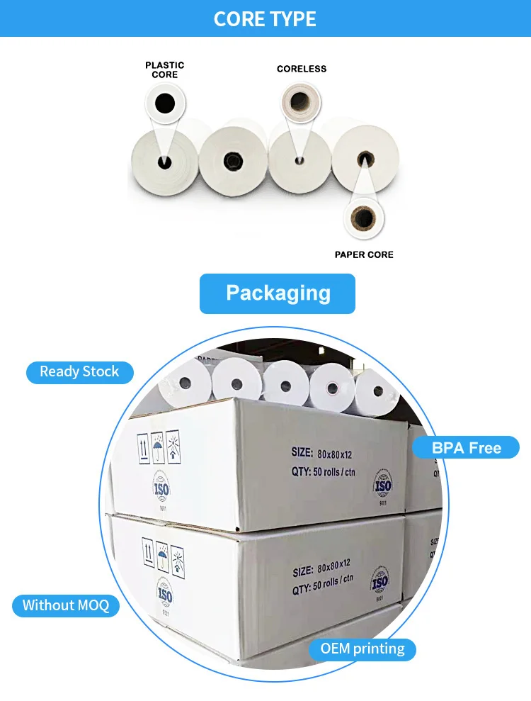 3.125 X 230 Thermal Receipt Paper