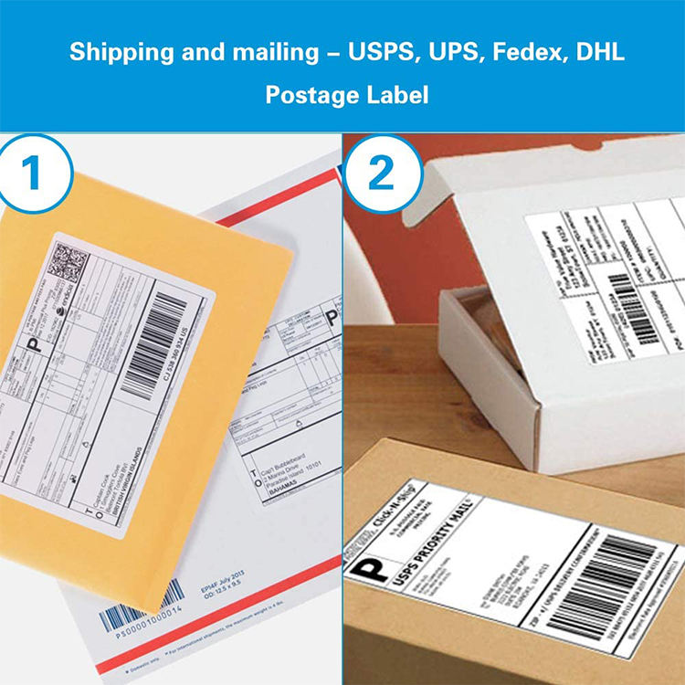 Sticky Shipping Label