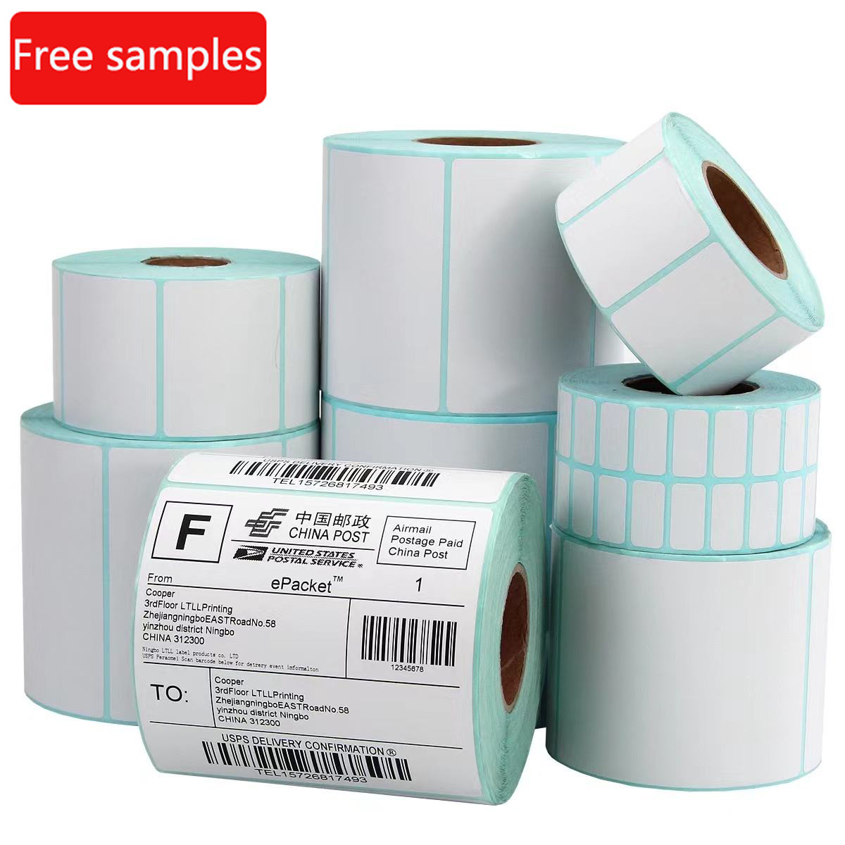 Sticky Shipping Label