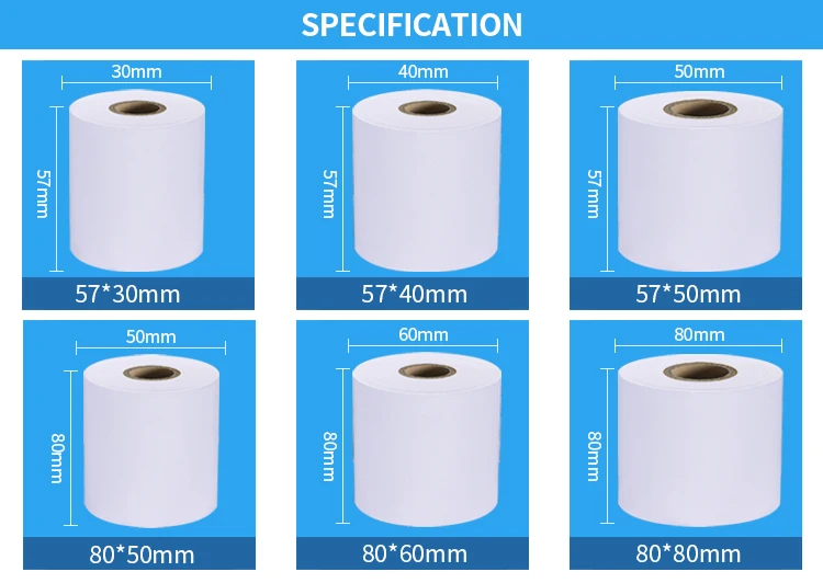 Thermal Paper Rolls 2.25 X 165