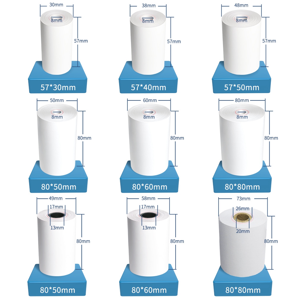 Thermal Till Rolls 80X80Mm