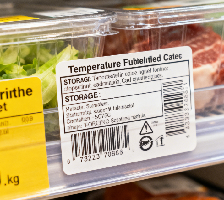 Thermal Stickers Strong Adhesive Avoids Falling Off Packages
